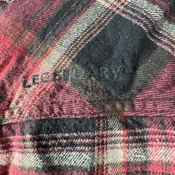 Legendary White Tails Flannel Shirt Women’s MD Red Black Check - Picture 11 of 15